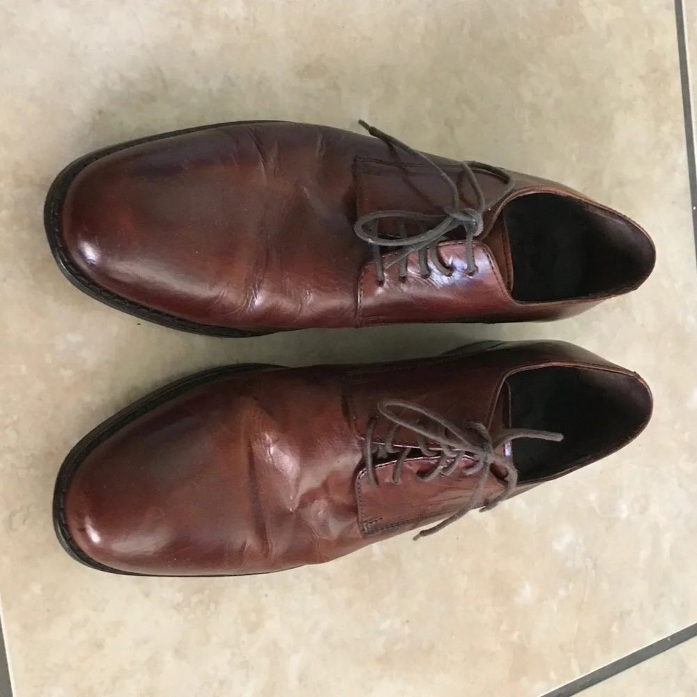 Cole Haan Brown Leather Derby Shoes